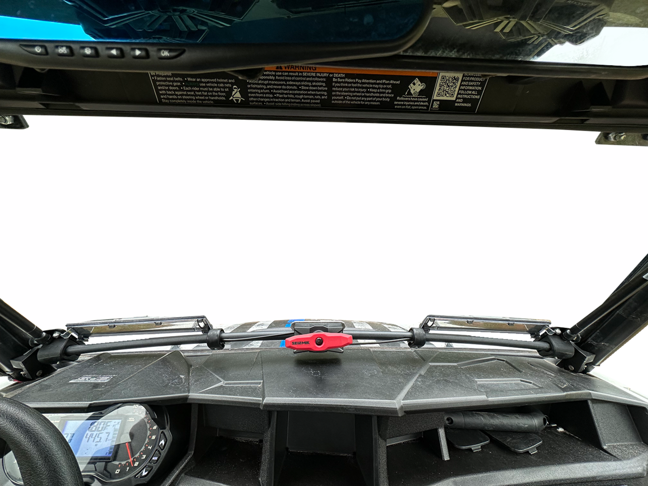 SEIZMIK - Flip-Up Windshield with Vents - 23170493