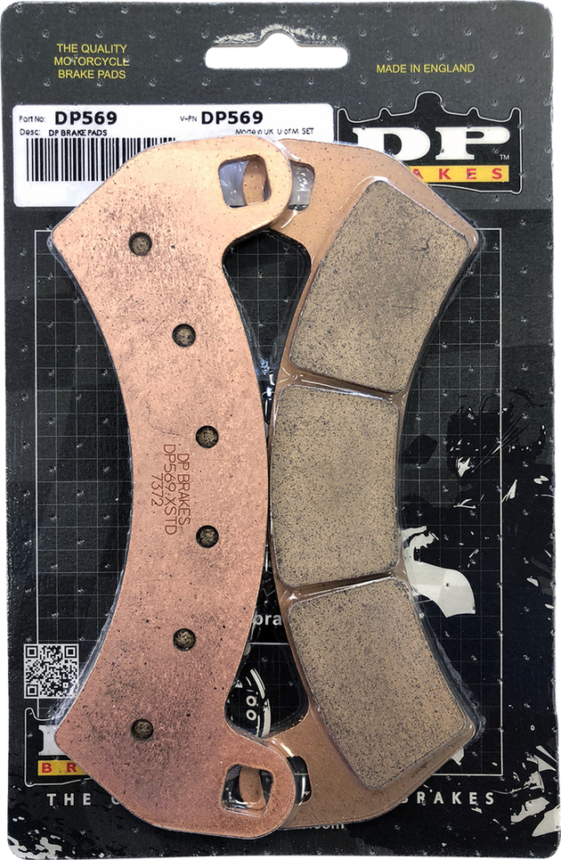 DP BRAKES - ATV/UTV Sintered Metal Brake Pads - 17212520