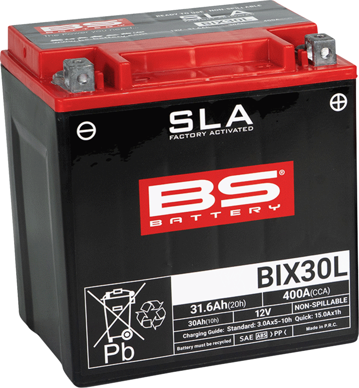BS BATTERY - SLA Factory- Activated AGM Maintenance-Free Battery - 21130644