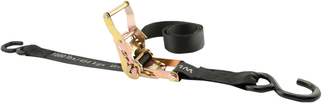 ERICKSON Ratchet Straps - 1.5" x 6' - Black 05735