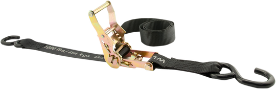 ERICKSON Ratchet Straps - 1.5" x 6' - Black 05735