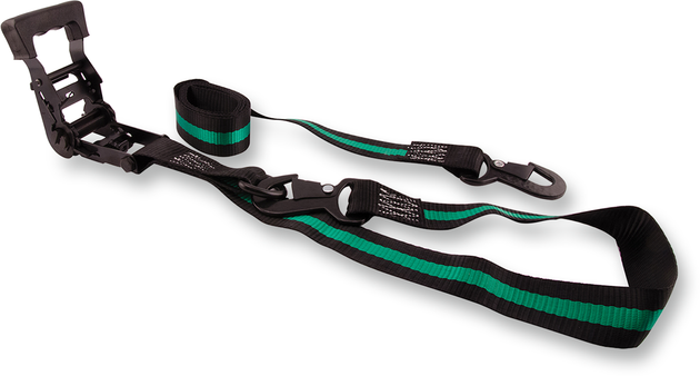 ERICKSON Ratchet Tie-Downs - 1-1/2" x 8' - Black 05716