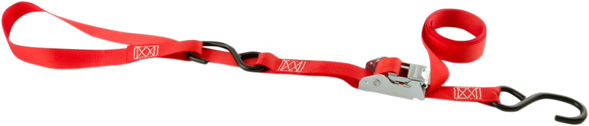 ERICKSON Over-Center Buckle Strap - 1" x 6' - Red 05729