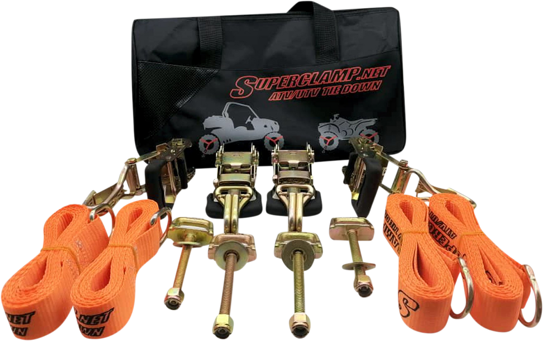 SUPERCLAMP ATV/UTV Tie Down Kit 9000ATVTIEDOWN