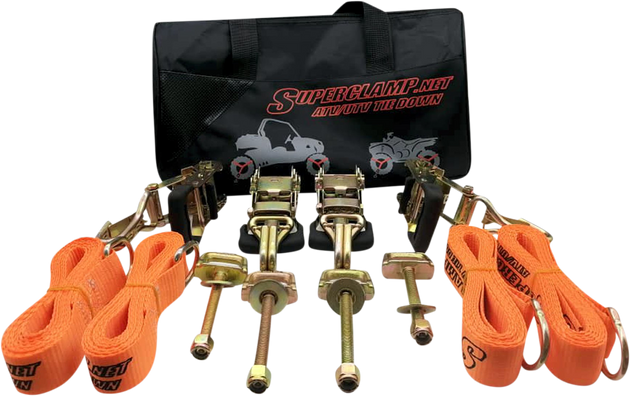 SUPERCLAMP ATV/UTV Tie Down Kit 9000ATVTIEDOWN