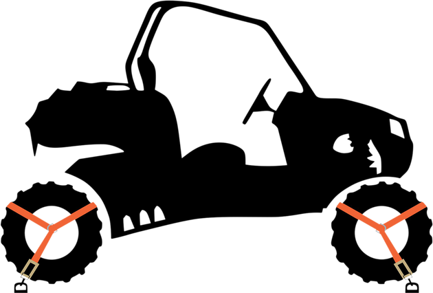 SUPERCLAMP ATV/UTV Tie Down Kit 9000ATVTIEDOWN