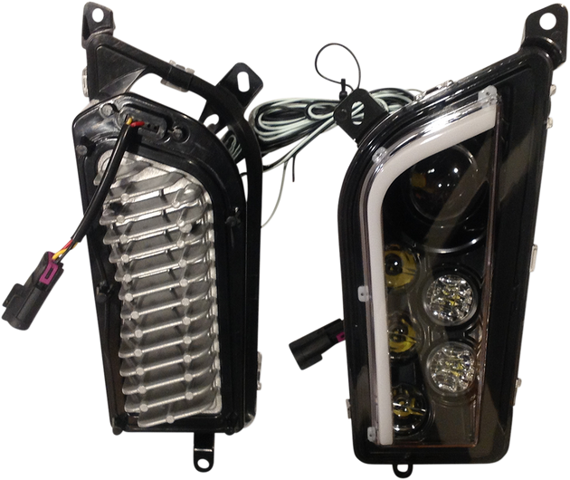 BRITE-LITES LED Headlight Conversion Kit - Polaris BL-LEDRZRHALO