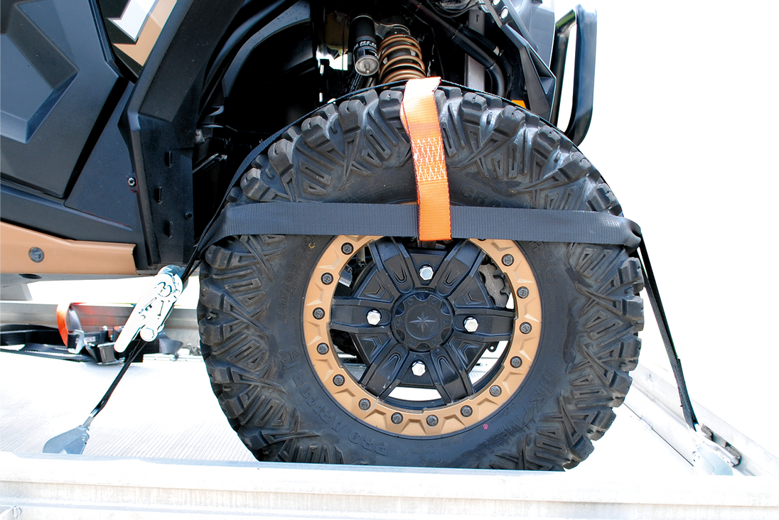 MOOSE OFFROAD Wheel Net Tie Downs - Black 3920-0494