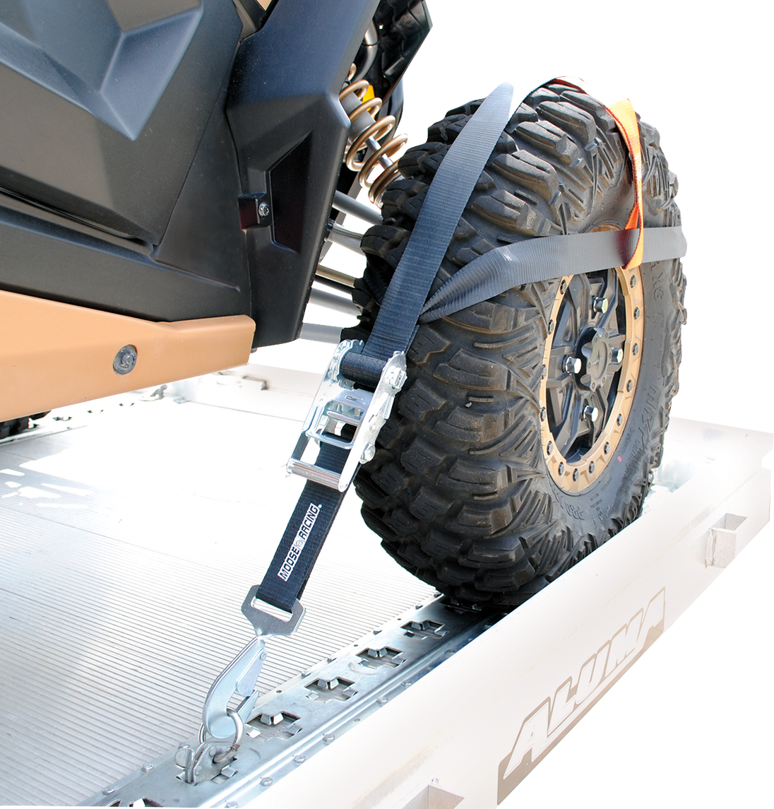 MOOSE OFFROAD Wheel Net Tie Downs - Black 3920-0494