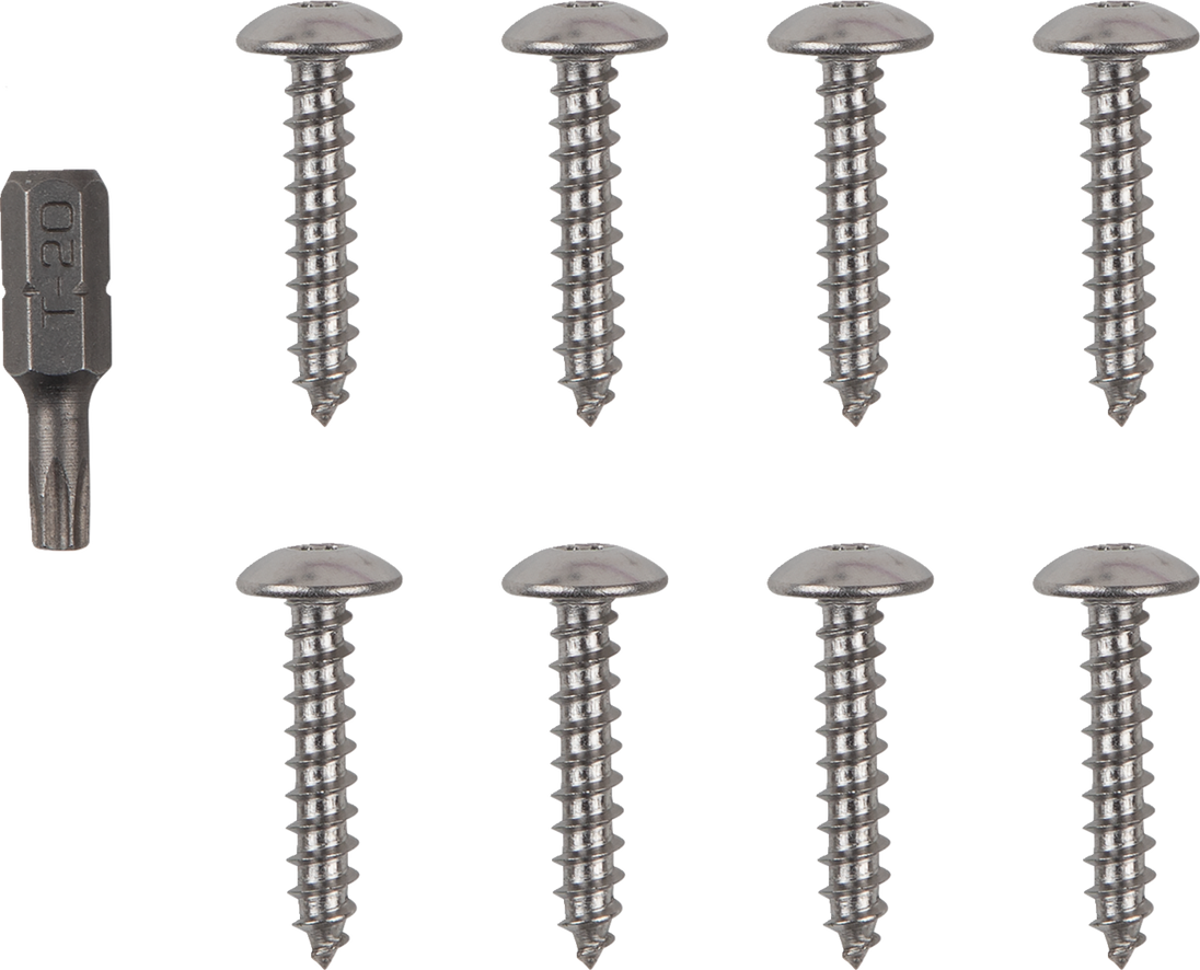 CALIBER Bunk Wrap Endcap - 2"x6" - Black - 4 Pack 23053-BK