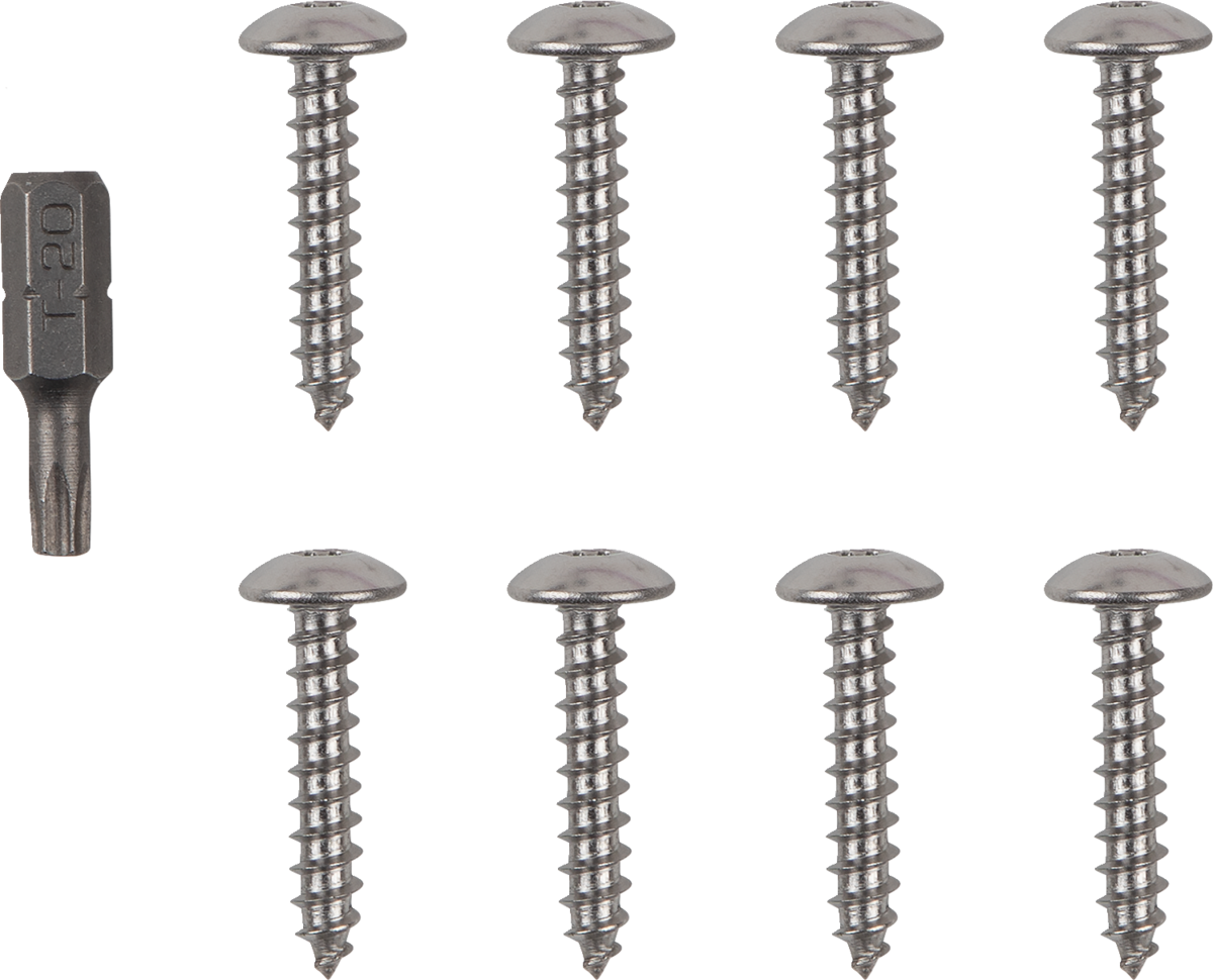 CALIBER Bunk Wrap Endcap - 2"x6" - Black - 4 Pack 23053-BK