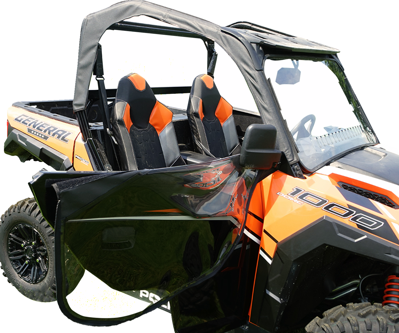 SEIZMIK Soft Upper Door - Black - Can-Am - General XP 1000 51-20982