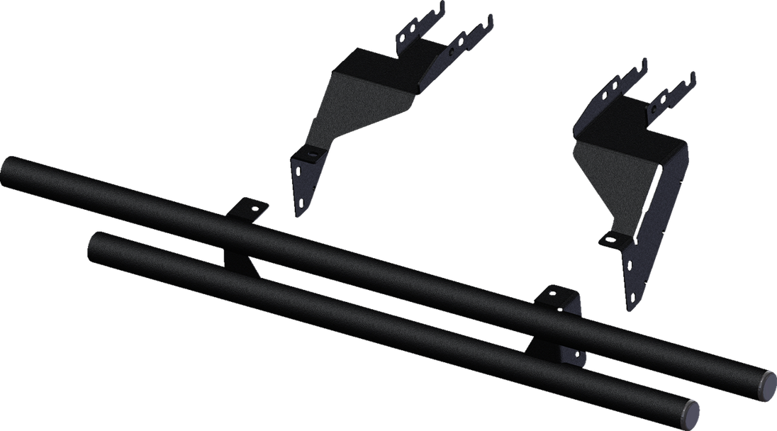KFI PRODUCTS Rear Bumper - Black - Polaris General 101245