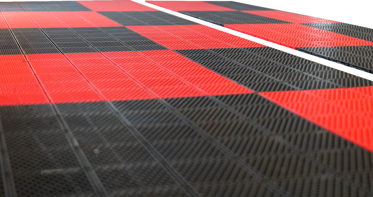 CALIBER ProTech Smooth Flooring - Red - 24 pcs 13612-2