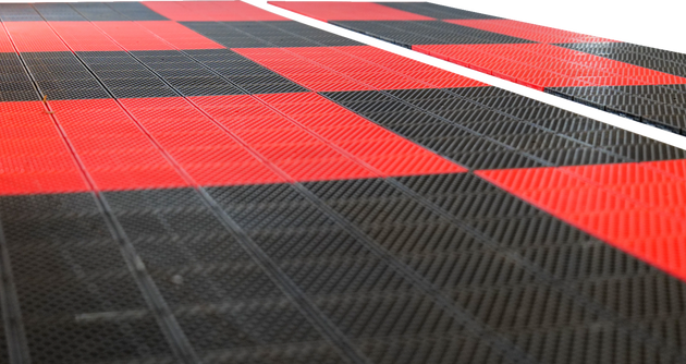 CALIBER ProTech Smooth Flooring - Red - 8 pcs 13610-2