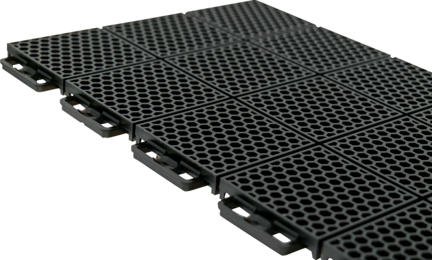 CALIBER ProTech Smooth Flooring - Black - 8 pcs 13610-1