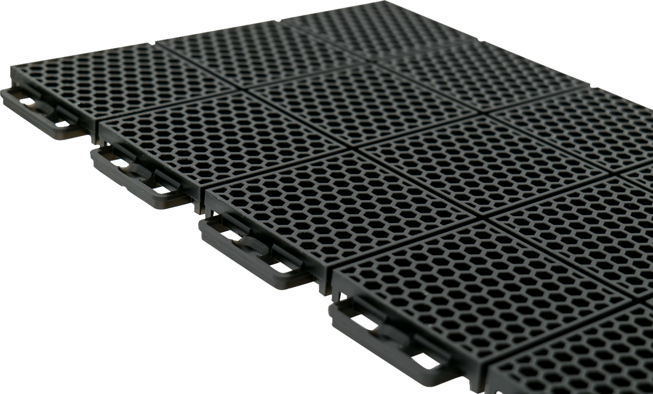 CALIBER ProTech Smooth Flooring - Black - 24 pcs 13612-1