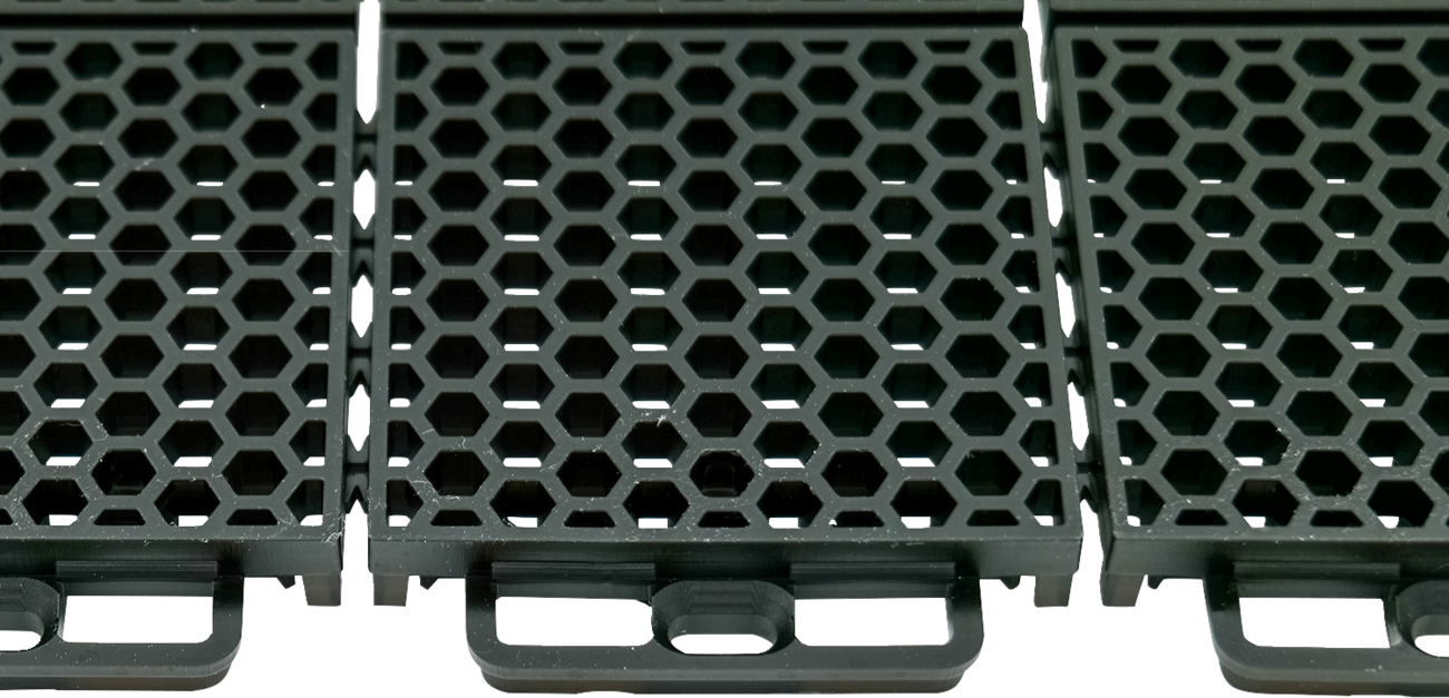 CALIBER ProTech Smooth Flooring - Black - 8 pcs 13610-1