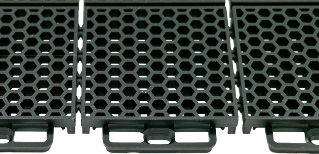 CALIBER ProTech Smooth Flooring - Black - 8 pcs 13610-1