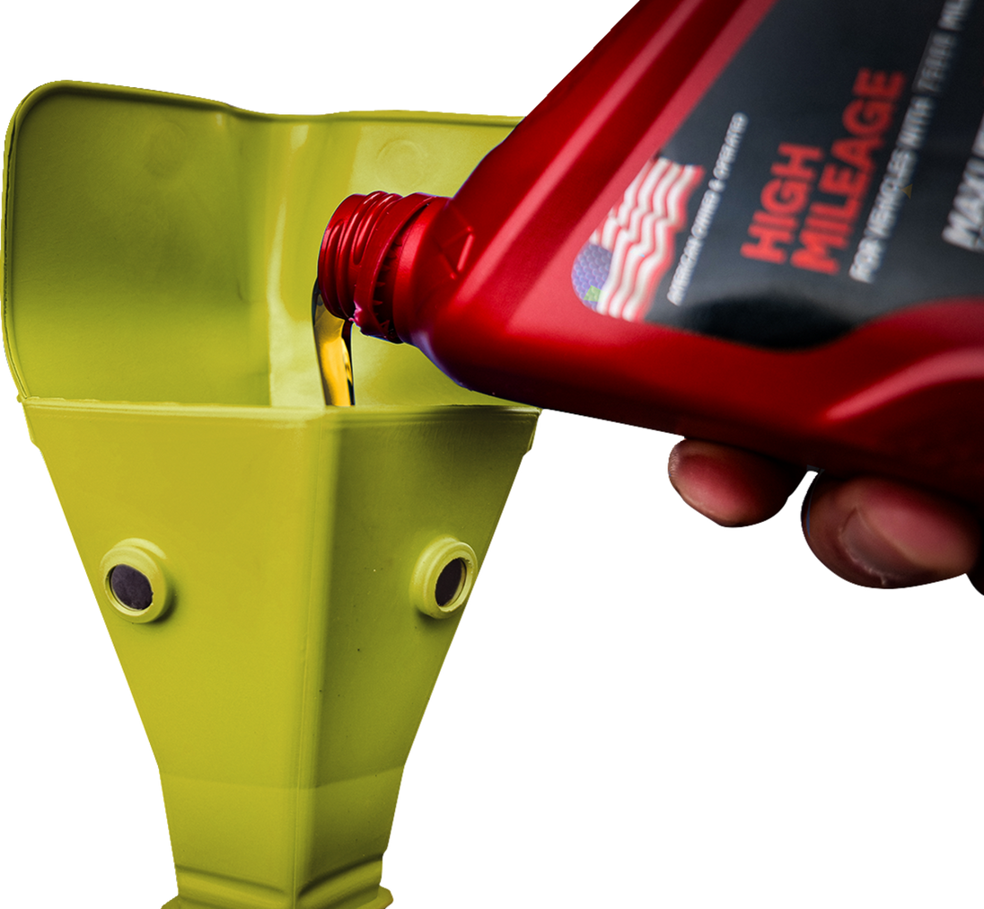 CALIBER Funnels - Flexible/Foldable - Small/Medium/Large - Blue/Orange/Yellow - 3 Pack 13590