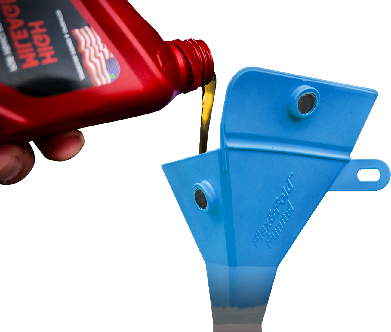 CALIBER Funnels - Flexible/Foldable - Small/Medium/Large - Blue/Orange/Yellow - 3 Pack 13590