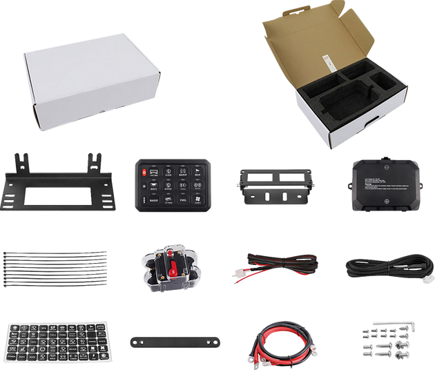 MOOSE OFFROAD Gang Switch Panel - 12 Position 90-200-PU