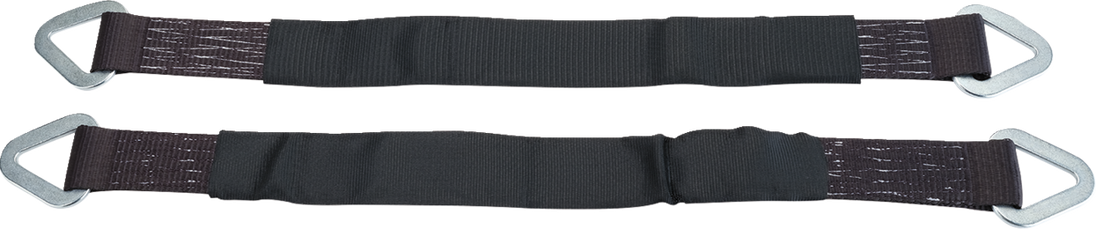 MOOSE OFFROAD Axle Straps - 2" x 30" - Black - Pair 3920-0522