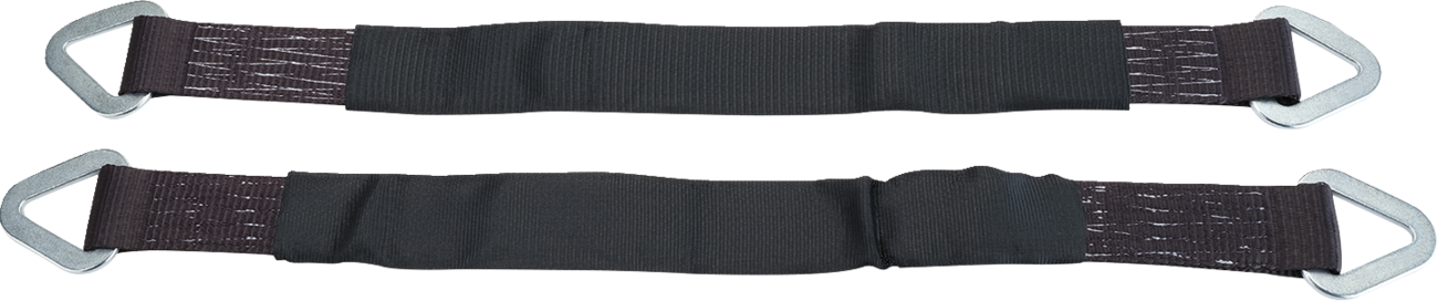 MOOSE OFFROAD Axle Straps - 2" x 30" - Black - Pair 3920-0522