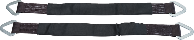 MOOSE OFFROAD Axle Straps - 2" x 30" - Black - Pair 3920-0522