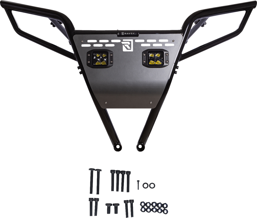 RAVEK Rear Bumper - Plug & Play Reverse LED Lighting - Polaris - RZR 64-308BKL