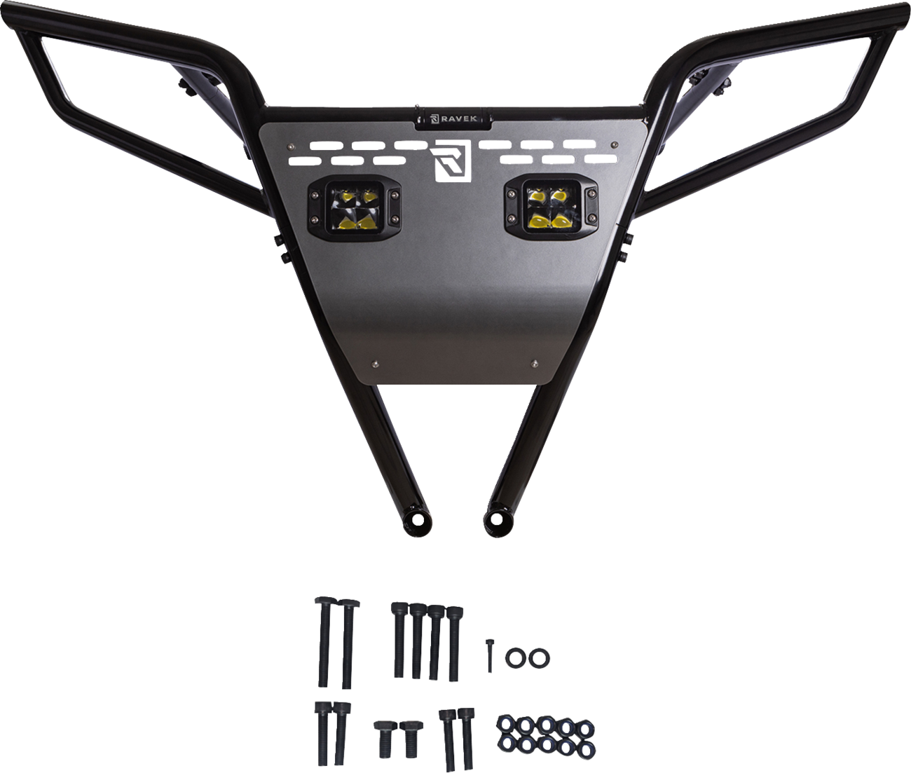 RAVEK Rear Bumper - Plug & Play Reverse LED Lighting - Polaris - RZR 64-308BKL