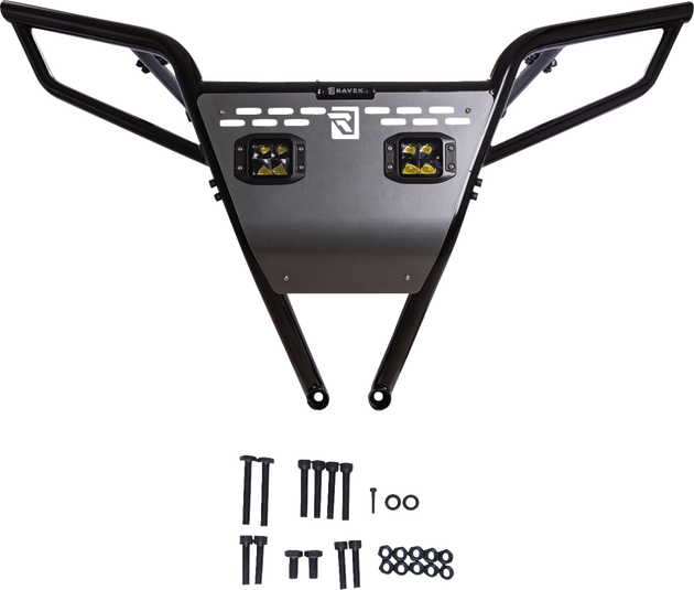 RAVEK Rear Bumper - Plug & Play Reverse LED Lighting - Polaris - RZR 64-308BKL