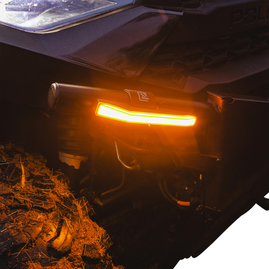 RAVEK Apex Lights* - Running - Amber - Defender 65-102A