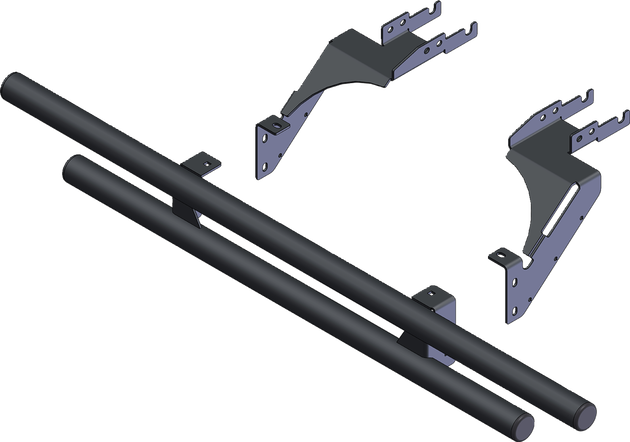 KFI PRODUCTS Rear Bumper - Polaris - General 1000 102085