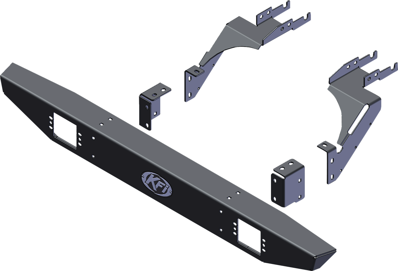 KFI PRODUCTS Rear Bumper - Polaris - General 1000 '21-'24 102080