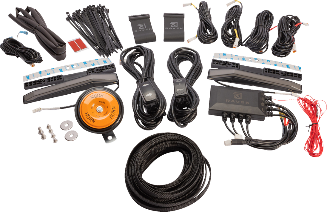 RAVEK Turn Signal Kit - White Running Light - Defender 65-105