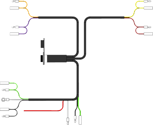 KFI PRODUCTS Hand Remote Harness Replacement for V-Plow ACT-HR-HAR