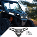 RAVEK Front Bumper/Skid Plate with White Lights - Black - RZR XP 1000 64-317BKL