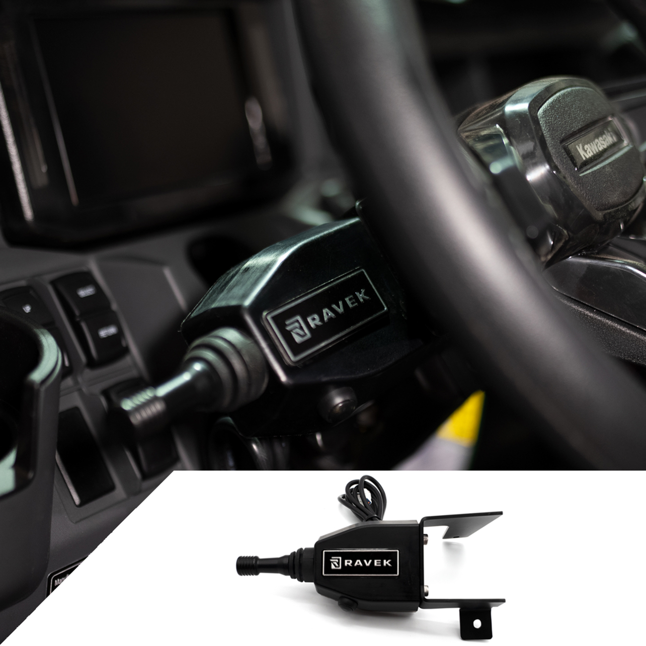 RAVEK Steering Column Turn Signal Stalk Lever - Kawasaki Ridge 67-1001