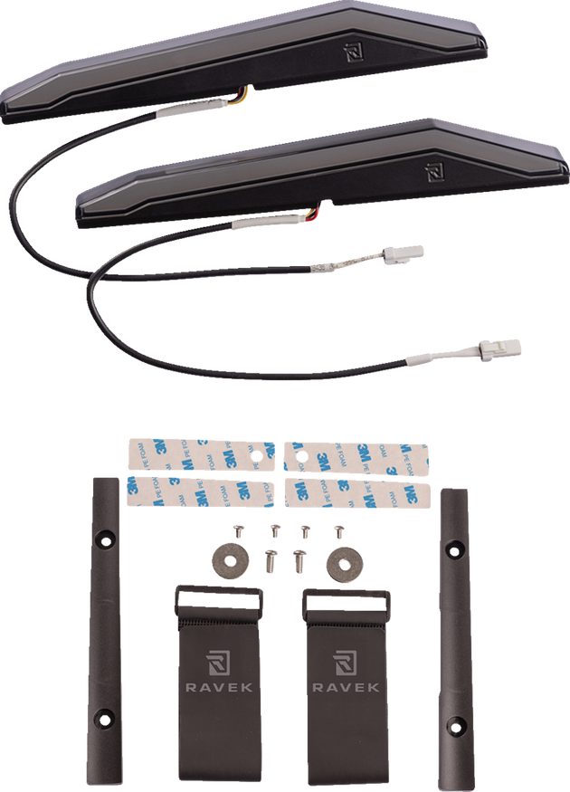 RAVEK Turn Signal/Brake Light - Red - Universal 59-206R