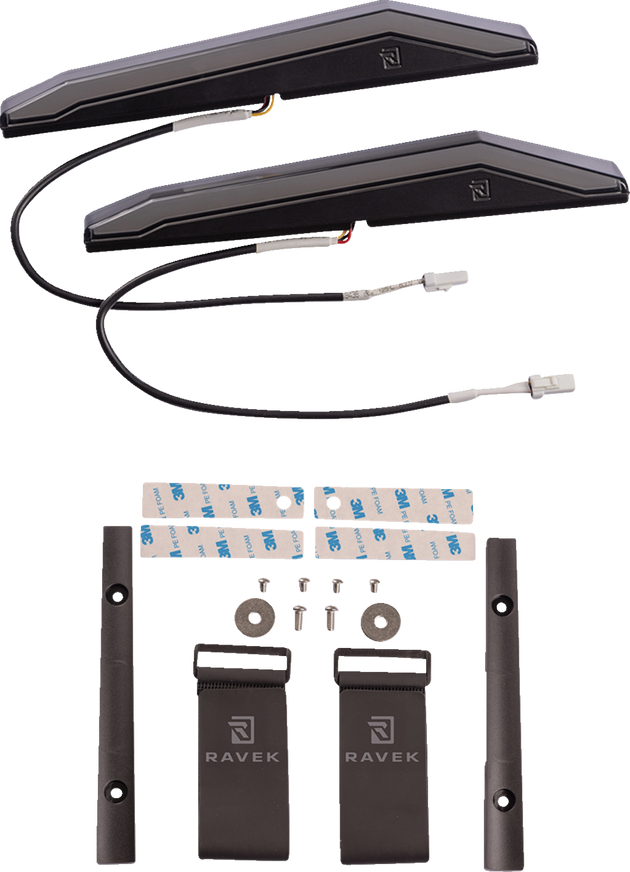 RAVEK Turn Signal/Brake Light - Red - Kawasaki 67-4005