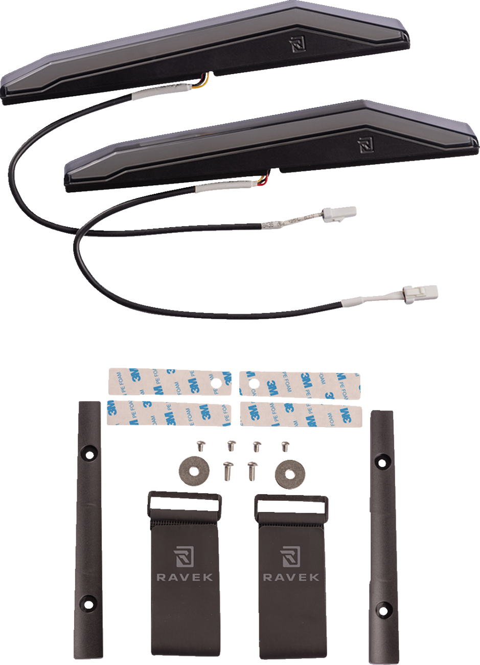 RAVEK Turn Signal/Brake Light - Red - Kawasaki 67-4005