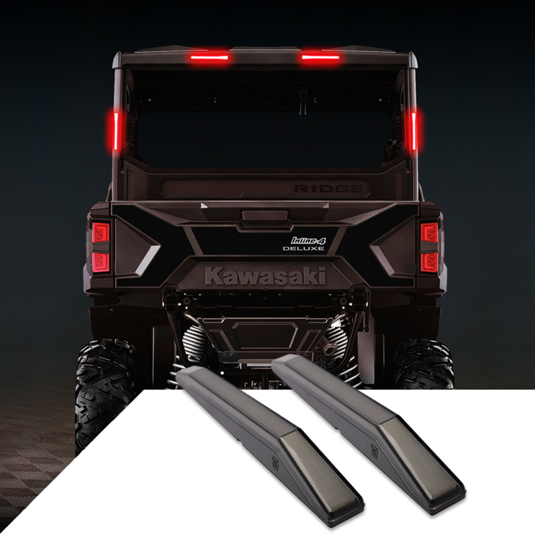 RAVEK Turn Signal/Brake Light - Red - Kawasaki 67-4005