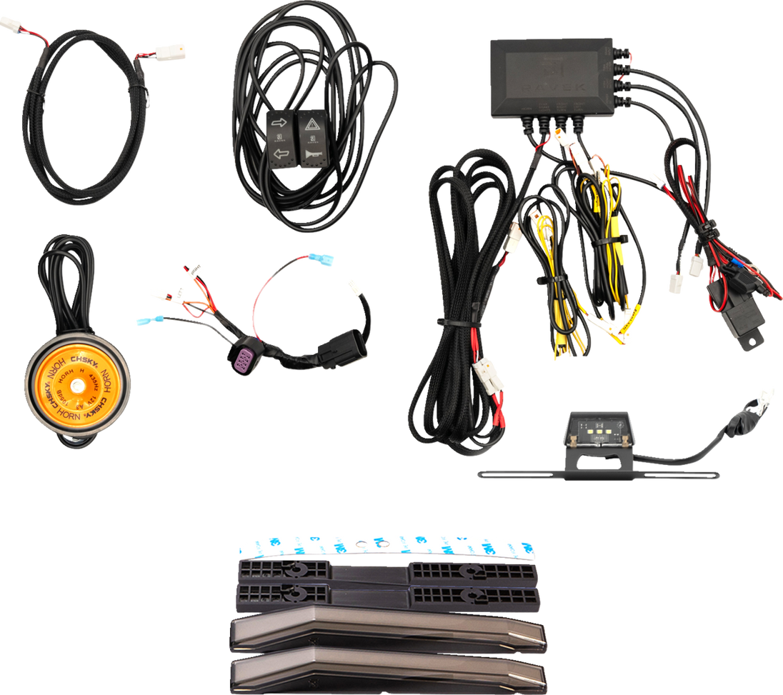 RAVEK Turn Signal Kit - White Running Light - Yamaha Viking 69-3000