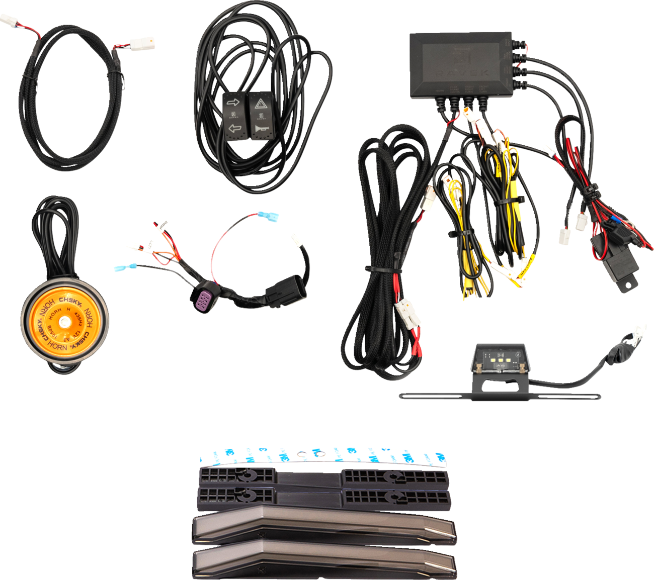 RAVEK Turn Signal Kit - White Running Light - Yamaha Viking 69-3000