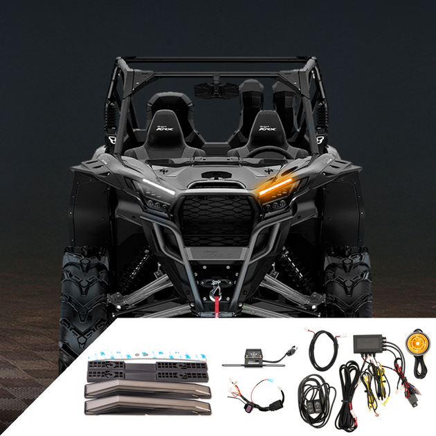 RAVEK Turn Signal Kit - White Running Light - Yamaha Viking 69-3000