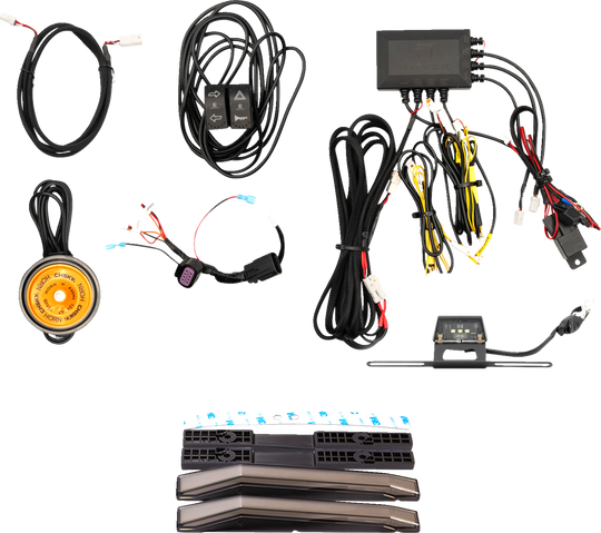 RAVEK Turn Signal Kit - White Running Light - Kawasaki 67-3002