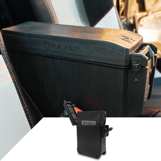 RAVEK Center Console Storage - Polaris RZR XP1000 - 4 Seat 64-316