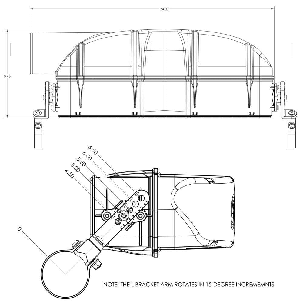 Particle Separator (Roll Bar Mounted) for 2022-2024 Polaris Turbo R, 2020-2025 RZR Pro XP, 2025 RZR Pro S - image 4