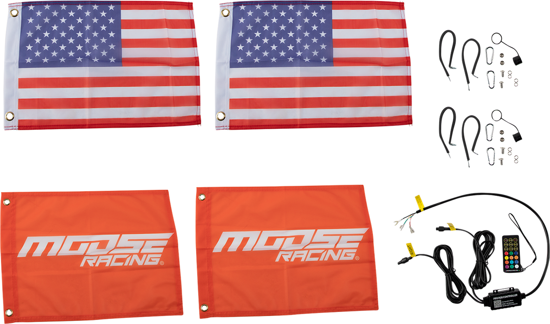 MOOSE OFFROAD - Quick-Release Whip Lights - 20403016